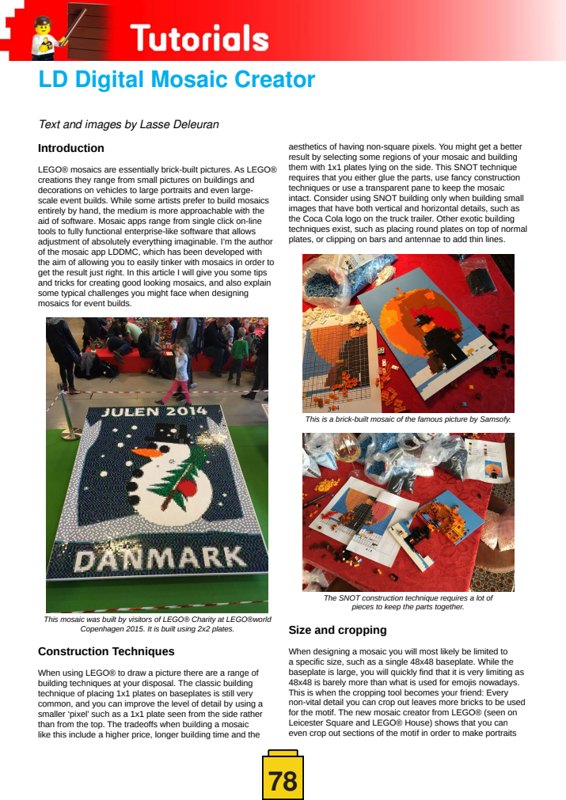 Book cover: LD Digital Mosaic Creator